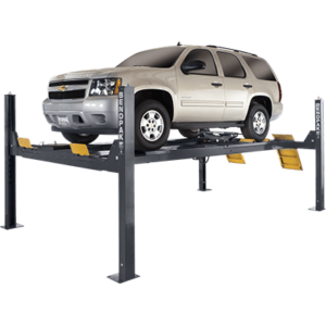HDS-14LSXE 14,000 lbs Capacity Limo Extended Alignment Lift – Includes Turnplates & Slip Plates