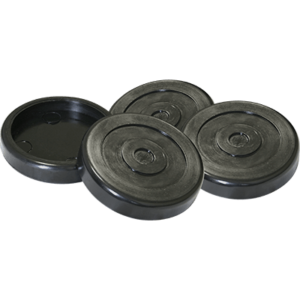 Tuf-Pads (Round) Set of 4 – Slip-Over Polyurethane Replacement Pads (5700227)