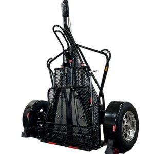 Alpha Sport Single Ride-Up Folding Motorcycle Trailer