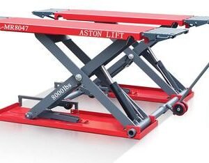 Aston Mid-Rise Scissor Lift 8000lb 47″ Electric Lock Release 220V ASL-MR8047